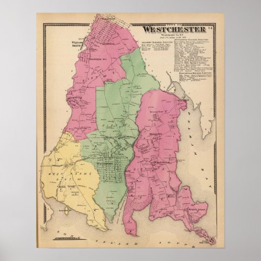 ニューヨーク・ウェストチェスター ポスター (正面)
