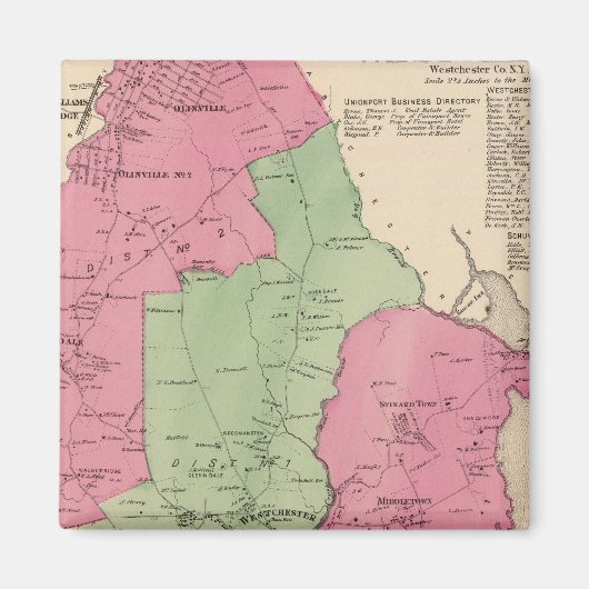 ニューヨーク・ウェストチェスター マグネット (正面)