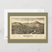 ニューヨーク，ウォルトンの空中表示(1887) ポストカード (正面/裏面)