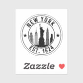 ニューヨーク・エスト。1624ニューヨークシティラバーニューヨーク シール (シート)