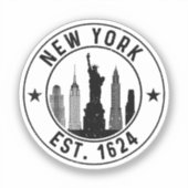 ニューヨーク・エスト。1624ニューヨークシティラバーニューヨーク シール (正面)