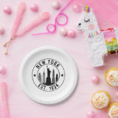 ニューヨーク・エスト。1624ニューヨークシティラバーニューヨーク ペーパープレート (パーティー)