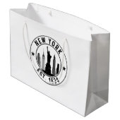 ニューヨーク・エスト。1624ニューヨークシティラバーニューヨーク ラージペーパーバッグ (裏面アングル)