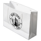 ニューヨーク・エスト。1624ニューヨークシティラバーニューヨーク ラージペーパーバッグ (正面アングル)