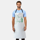 ニューヨーク エプロン (着用した状態)