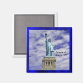 ニューヨーク、エリス島の自由の女神 マグネット (正面/裏面)