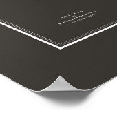 ニューヨーク&エリー鉄道組織 – 暗 – 概要 ポスター (角)