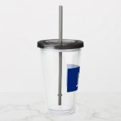 ニューヨーク：エンパイア州、ホームビッグアップル国旗 アクリルタンブラー (右)