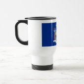 ニューヨーク：エンパイア州、ホームビッグアップル国旗 トラベルマグ (左)