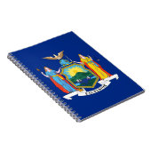 ニューヨーク：エンパイア州、ホームビッグアップル国旗 ノートブック (右側)