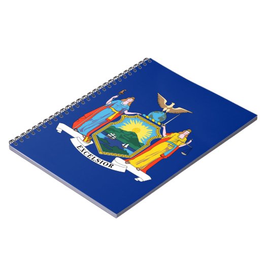 ニューヨーク：エンパイア州、ホームビッグアップル国旗 ノートブック (左側)