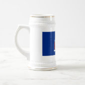 ニューヨーク：エンパイア州、ホームビッグアップル国旗 ビールジョッキ (左)