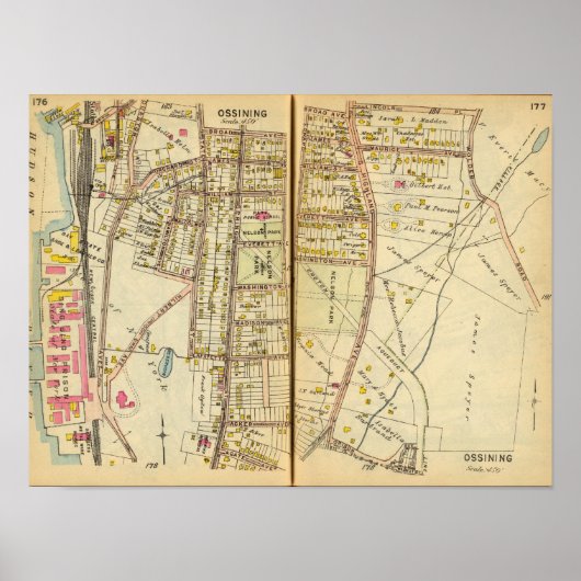 ニューヨーク・オッシニング ポスター (正面)