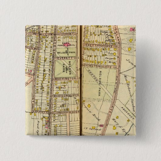 ニューヨーク·オッシニング 缶バッジ (正面)