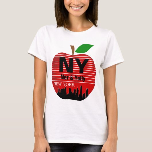 ニューヨーク オーダーメイド ビッグ アップル Tシャツ (正面)
