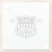 ニューヨーク ガラスコースター (裏面)