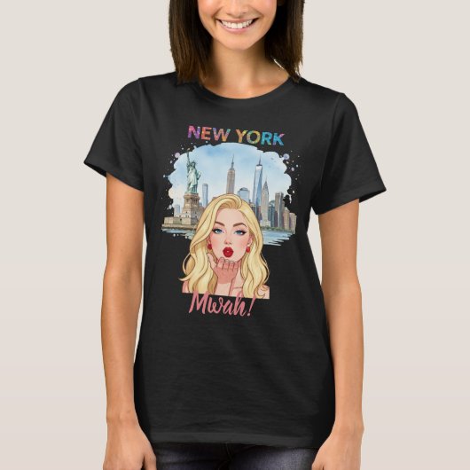 ニューヨーク キス Tシャツ (正面)