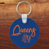 ニューヨーク・キーチェーン・クイーンズ キーホルダー (正面)