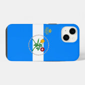 ニューヨーク・クイーンズの旗 iPhoneケース (裏面横)