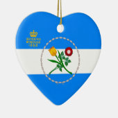 ニューヨーク・クイーンズ州旗 セラミックオーナメント (右)