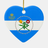 ニューヨーク・クイーンズ州旗 セラミックオーナメント (裏面)