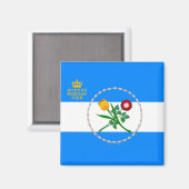 ニューヨーク・クイーンズ州旗 マグネット (正面/裏面)