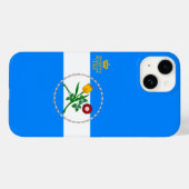 ニューヨーク・クイーンズ州旗 Case-Mate iPhoneケース (裏面 (横))