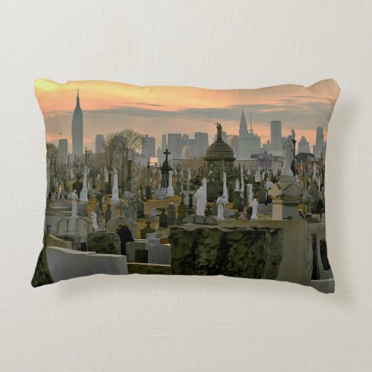 ニューヨーク,クイーンズ,カルヴァリ墓地 アクセントクッション (裏面)