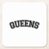 ニューヨーク・クイーンズ スクエアペーパーコースター (正面)