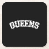 ニューヨーク・クイーンズ スクエアペーパーコースター (正面)