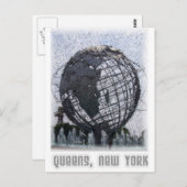 ニューヨーク・クイーンズ ポストカード (正面/裏面)