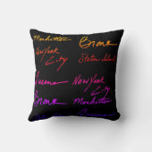 ニューヨーク クッション (裏面)