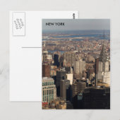 ニューヨーク・クライスラー ポストカード (正面/裏面)