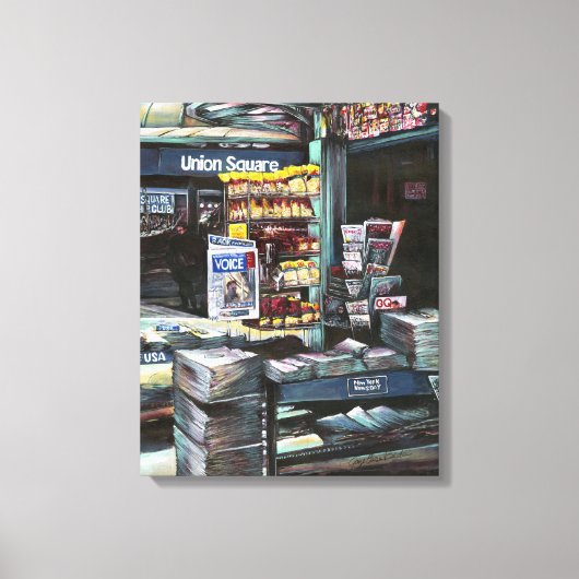 ニューヨーク,クライソコリア・モーニング キャンバスプリント (正面)