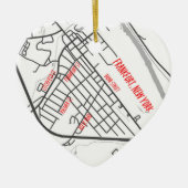 ニューヨーク・クリスマス・オーナメント・フランクフォート セラミックオーナメント (正面)