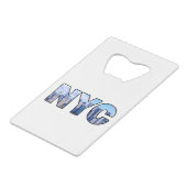 ニューヨーク クレジットカード栓抜き (正面アングル)