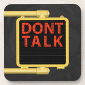 ニューヨーク・クロスウォークサイン・トーク コースター (正面)