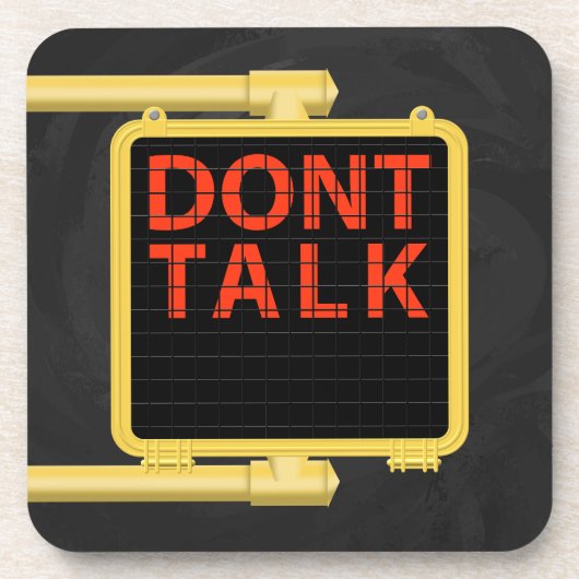 ニューヨーク・クロスウォークサイン・トーク コースター (正面)