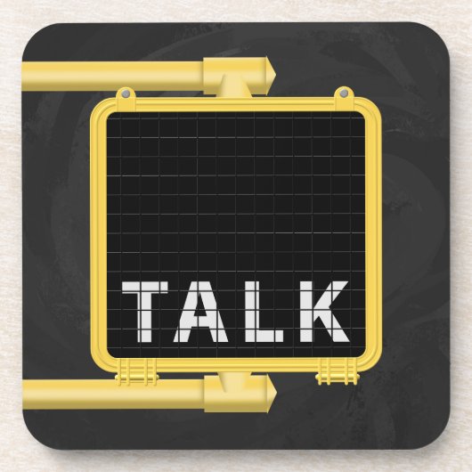 ニューヨーク・クロスウォークサイン・トーク コースター (正面)