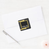 ニューヨーク・クロスウォークサイン・トーク スクエアシール (封筒)