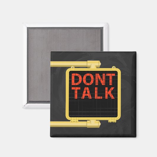 ニューヨーク・クロスウォークサイン・トーク マグネット (正面/裏面)