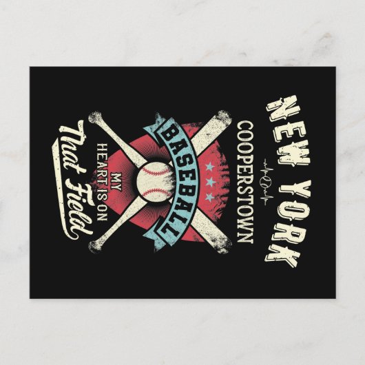 ニューヨーク・クーパーズタウン野球 ポストカード (正面)