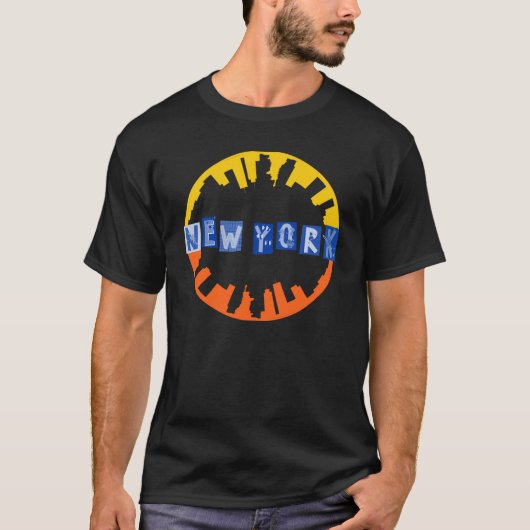 ニューヨーク グラフィック デザイン Tシャツ (正面)
