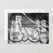 ニューヨーク・グラフィティ・ウォール ポストカード (正面/裏面)