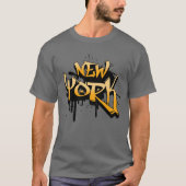 ニューヨーク グラフィティ ストリート Tシャツ (正面)
