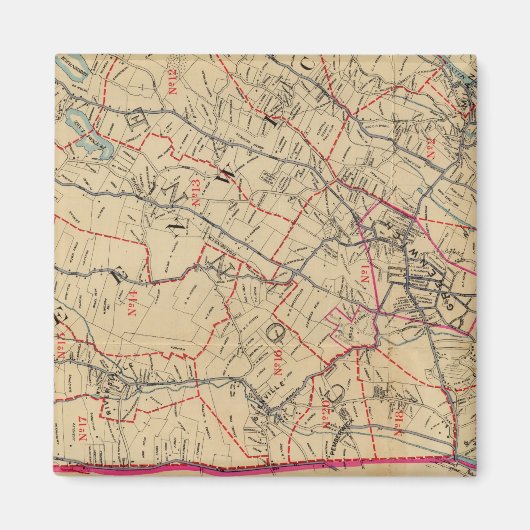 ニューヨーク，グリニッジ マグネット (正面)