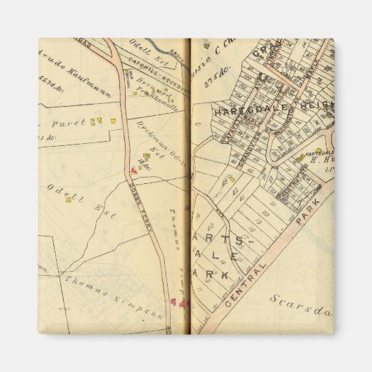 ニューヨーク，グリーンバーグ3 マグネット (正面)