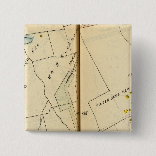 ニューヨーク，グリーンバーグ9 缶バッジ (正面)