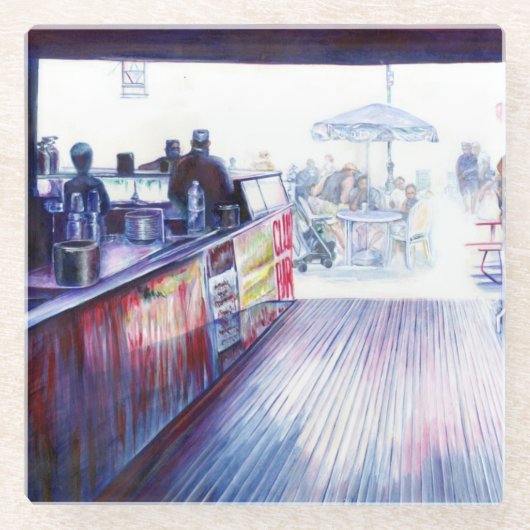 ニューヨーク，コニーアイランド，ルビー's ガラスコースター (正面)