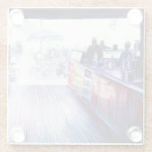 ニューヨーク，コニーアイランド，ルビー's ガラスコースター (裏面)